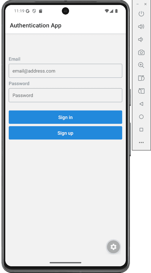 Authentication App Preview