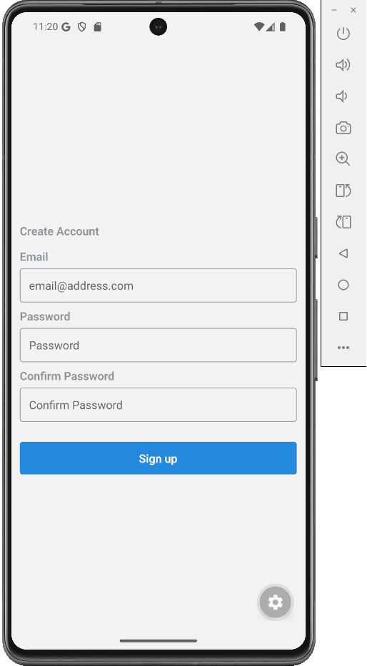 Authentication App screenshot 2